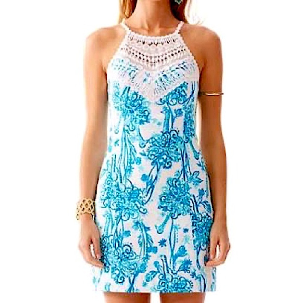 LILLY PULITZER | 10 | Pearl Blue |Toile
